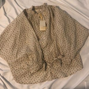 DÔEN rose top NWT size S